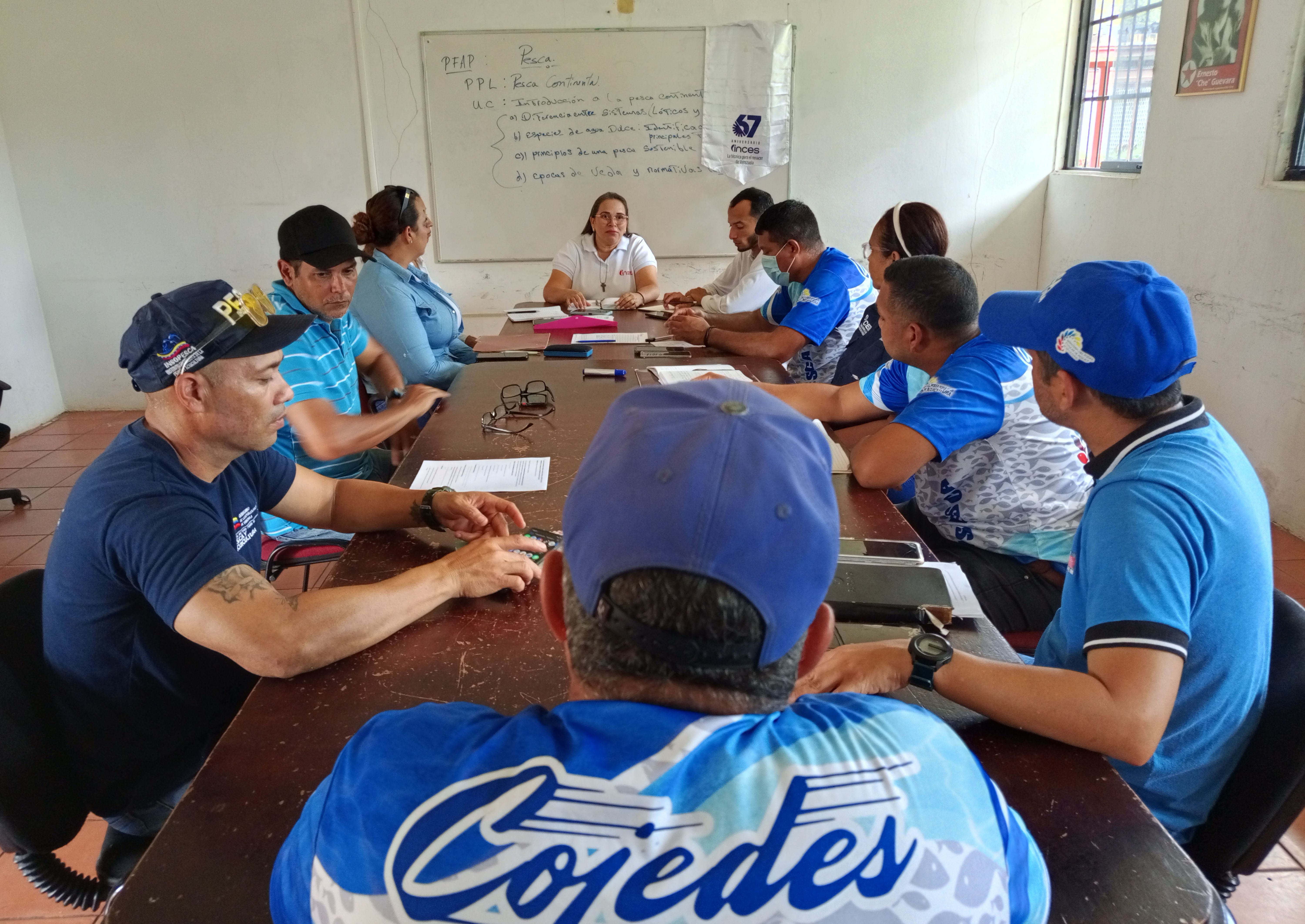COJEDES | Inces y Minpesca articulan para elaborar Proyecto de Formación y Autoformación Productiva