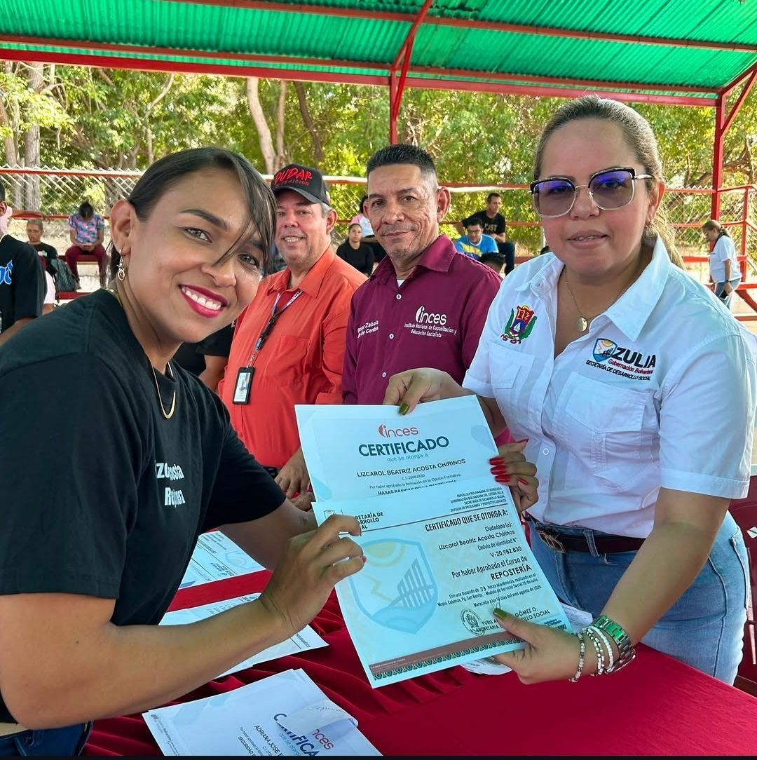ZULIA | 200 comuneros graduados a través de alianza Inces-Gobernación