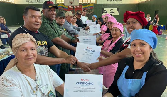 MONAGAS | Inces entregó más de 600 certificaciones en Caripe tras cierre de formaciones