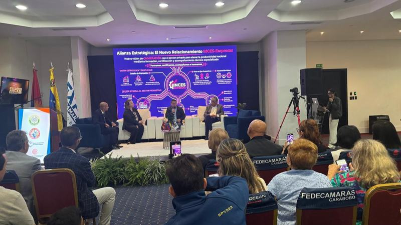 Inces presentó su nuevo modelo de relacionamiento con las empresas en ExpoFedecámaras Carabobo 2026