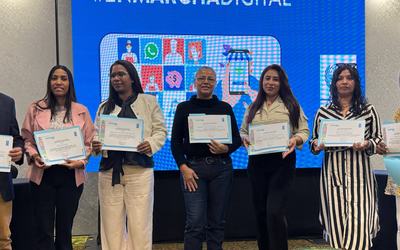 Inces participó en la masiva entrega de certificados a 129 emprendedores del programa "En Marcha Digital" en Distrito Capital, Miranda y Táchira