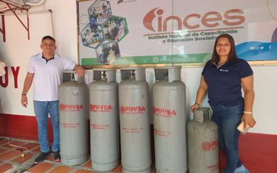 YARACUY | Inces fortalece formación gastronómica con adquisición de cilindros de gas