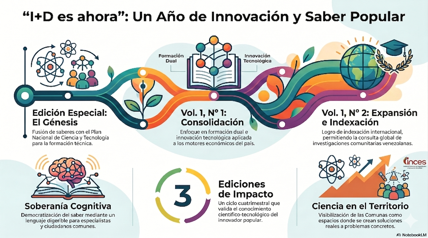 Revista I+D es ahora celebra su primer aniversario consolidándose como ventana internacional de la innovación popular venezolana